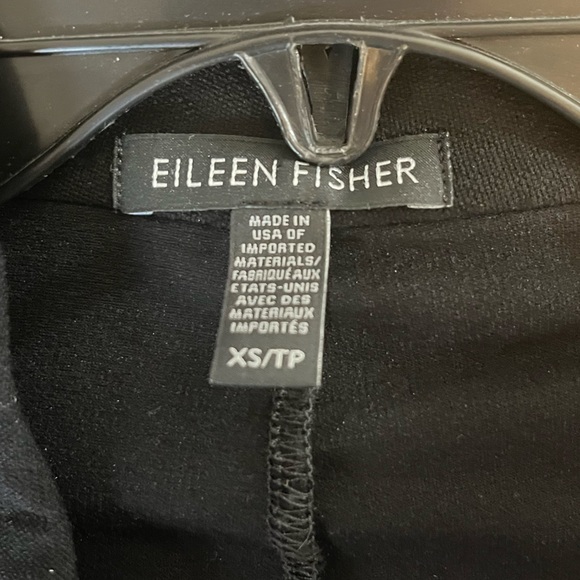 Eileen Fisher Cardigan Sweater Jacket Size XS Black Long Sleeve Viscose Blend - Picture 4 of 5
